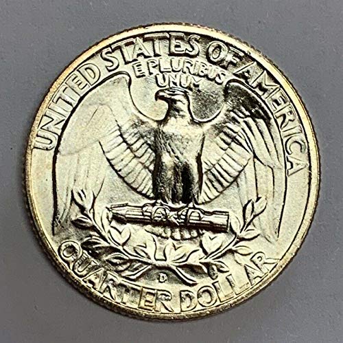 1954. D Silver Washington Quarter Mint State kvaliteta 1/4 Gem Brilliant necirkulirana američka metvica