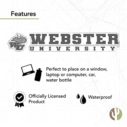 Webster University Gorloks Naziv logotip vinil naljepnica laptop vodeni bilježnica