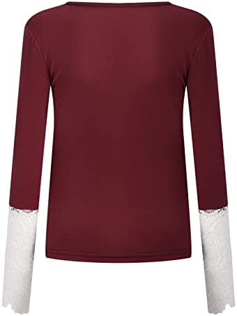 KCJGIKPOK Ženske tunike vrhovi 1/4 zip up pulover seksi v vratne bluze casual majice dugih rukava vitke vrhove za žene