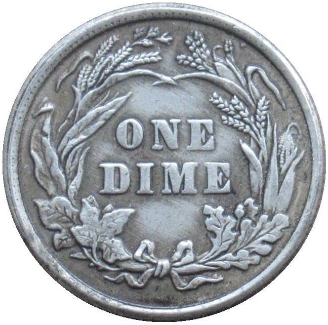 Američki brijač 10 Cent 1902 Srebrna replika Replika komemorativna kovanica