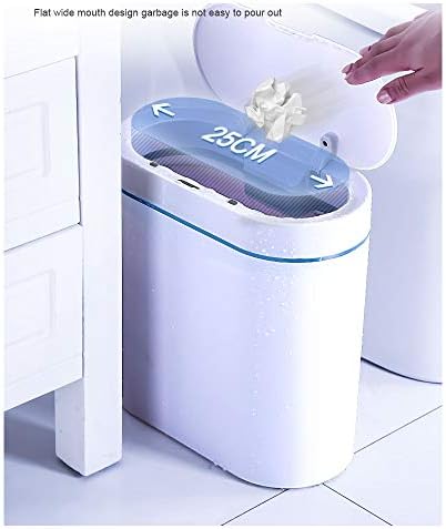 Mmllzel Smart Sensor smeće Can Electronic Automatska kućanska kupaonica WC Vodootporni kanta za senzor uskog šava