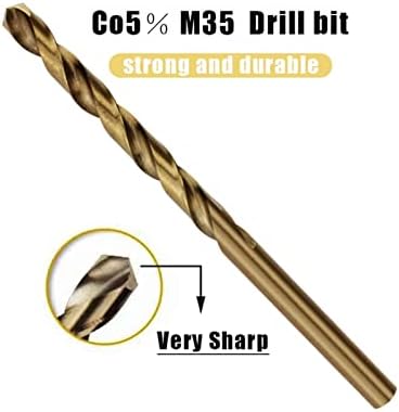 Drvena industrija bušilica Bit kobalt velike brzine čelične bušilice BIT M35 Alat za alat od nehrđajućeg čelika Metalni dodaci