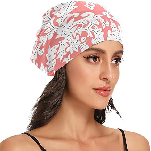 Sjeme radne kape za spavanje šešira za kapute grane tropske cvjetne cvjetove za žensku glavu za kosu noćni omot