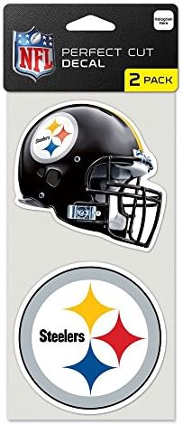 Wincraft NFL Pittsburgh Steelers Perfect Cut Decil, 4 x 4