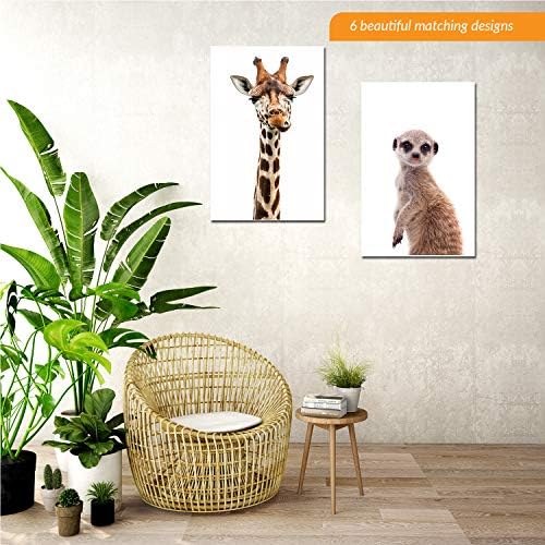 Slika šumskih životinja / plakati za dječju igraonicu / dječje zidne ploče / poklon za životinje iz džungle / Dekoracija