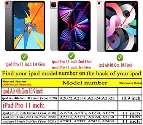 Dječji slučaj za iPad Air 4. / 5. generacija 10.9 2022, iPad Pro 11-inčni 2021 / iPad Pro 11, Shot-otporni LIGHT THENG PUNE