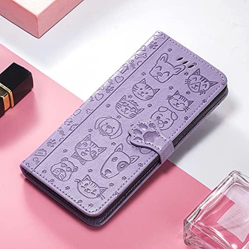 Torbica-novčanik Monwutong za iPhone 13 Pro (nije pogodan za iPhone 13), torbica od umjetne kože sa uzorkom crtani psi i