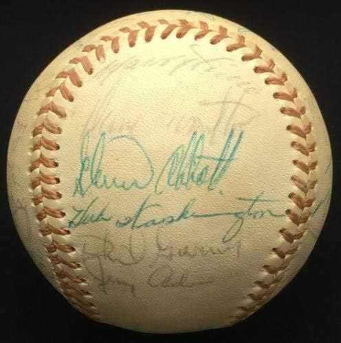 1974. Oakland A World Series tim potpisao bejzbol 31 Auto Reggie Jackson JSA - Autografirani bejzbol