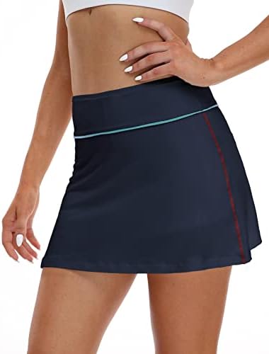 Ženske teniske kratke hlače od 15 20, suknje s 3 džepa, golf kratke hlače visokog struka s ugrađenim krojem od 50+