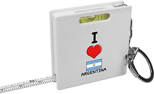 Mjerač vrpce za ključeve volim Argentinu/ alat za mjerenje razine duha