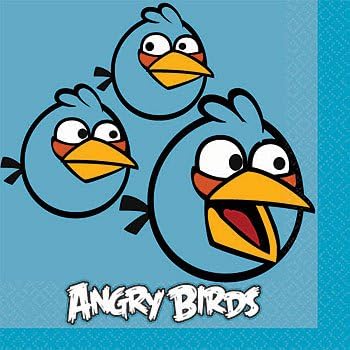 Angry Birds napici salvete 16 ct.