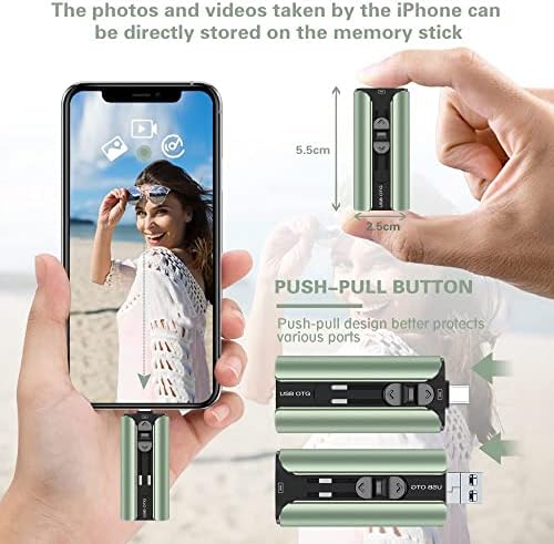 Flash Drive 256 GB za iPhone USB memorijsku memoriju palca Pogon velike brzine USB štapić, Photo Stick Vanjska pohrana za