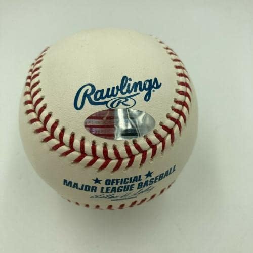 Derek Jeter potpisao je autogramirani službeni bejzbol hologram Major League Baseball - Autografirani bejzbol