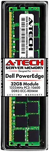 A-Tech 192 GB RAM-a za Dell PowerEdge R320, R420, R420XR, R520, R620, R720, R720XD, R820, R920 | DDR3 1333MHz ECC-RDIMM PC3-10600