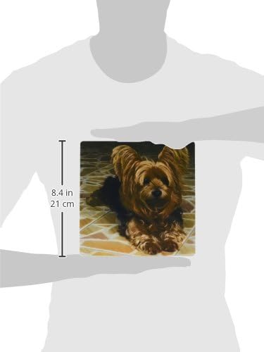 3Drose Slatki pasjin terijer psa s jastučićima za crtanje efekata