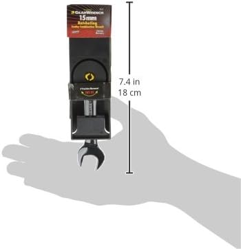 Kombinirani ključ s kratkom čegrtaljkom od 15 mm, 12 točaka - 9515 inča