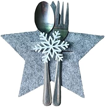 Prostirka za tanjure 4 komada posuđa za božićno drvce s potpisom set pribora za jelo ukras stola poklon za dan ukrašavanja