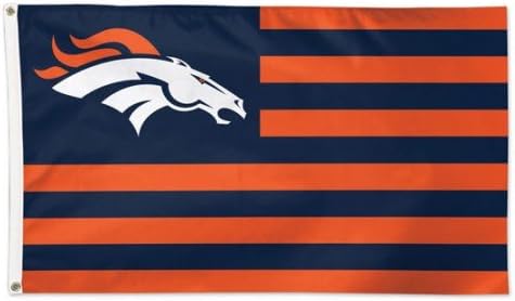 Wincraft NFL Denver Broncos Flag3'x5 ', Team Boje, jedna veličina
