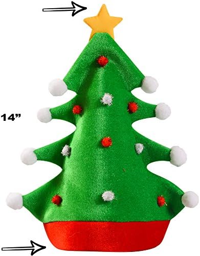Smiješni Šeširi za zabavu Božićni šešir-šešir za božićno drvce za odrasle - novi Šeširi