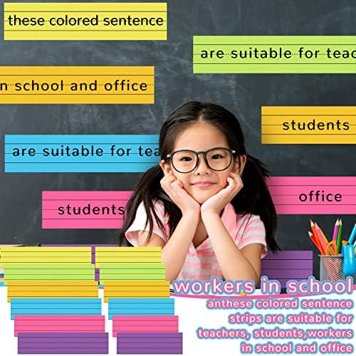 Šerr 300 kom 2 veličine traka za rečenice 3 do 24 inča 3 do 12 inča traka za rečenice 6 boja traka za riječi učitelja traka
