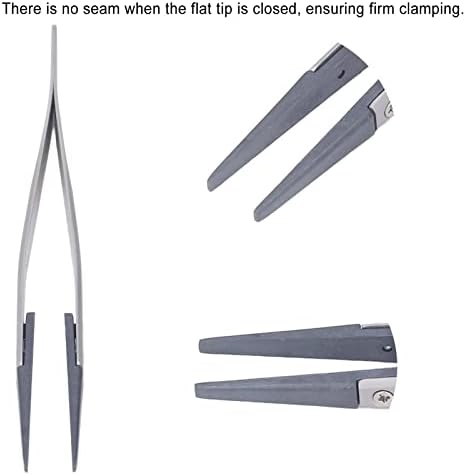 Antistatička pinceta elektronički ručni alat pribor čvrsta stezaljka s ravnim vrhom elektronički alat za popravak