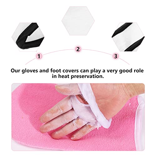 Silikonske rukavice, 8 pari rukavica za zagrijavanje kože ruku pri pucanju, za spa tretmane, za vlaženje ruku i manikuru,