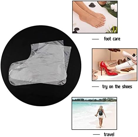 500pcs parafinske obloge za kupanje stopala, plastične zaštitne navlake za stopala, čizme za terapiju vrućim voskom, Torbice
