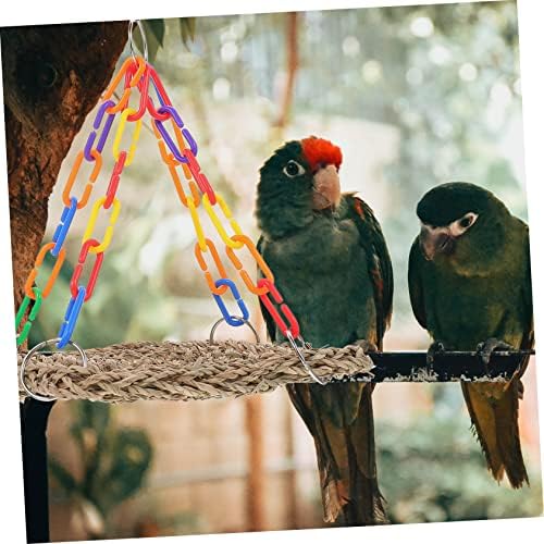 UKCOCO papagaj za penjanje na mreže za ptice penjačke igračke papira papira za ptice ptice ptice ljuljačke papagaj ljuljajući