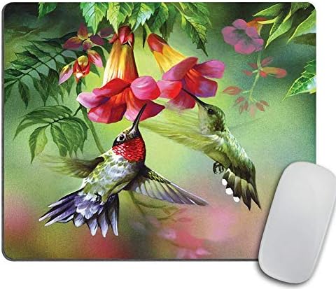 Hummingbird cvijeće miša jastučić Personalizirani dizajn bez klizanja gumeni mousepad