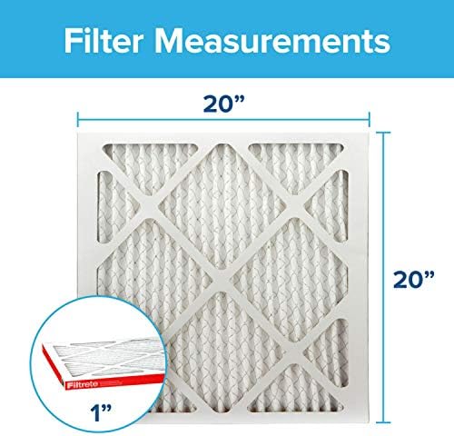 Filtriranje 20x30x1, filter za peći ac, MPR 1500, Alergen Healthy Living Ultra, 4 pakiranja i filter zraka 20x20x1 MPR 1000