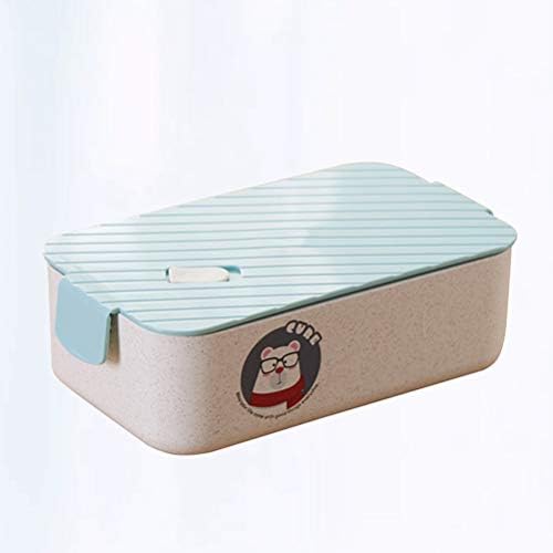 Upkoch Bento Box Box Box Odjeljak BENTO Container prijenosni nosač hrane Mikrovalna pećnica za brtvljenje Kutije za hranu