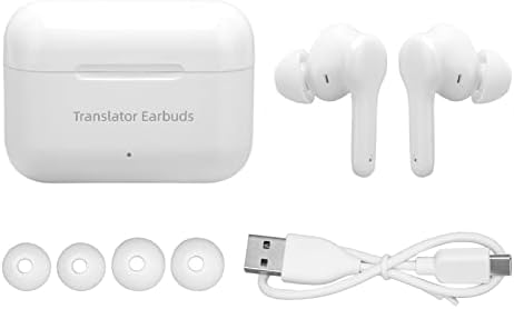 Slušalice za prevođenje jezika, dvostruki način rada, 71 jezik, ergonomska baterija za teške uvjete rada, bežične slušalice