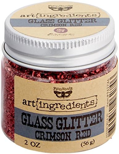 Prima Marketing 655350962746 Glass Glitter, 2 oz, grimizno crveno