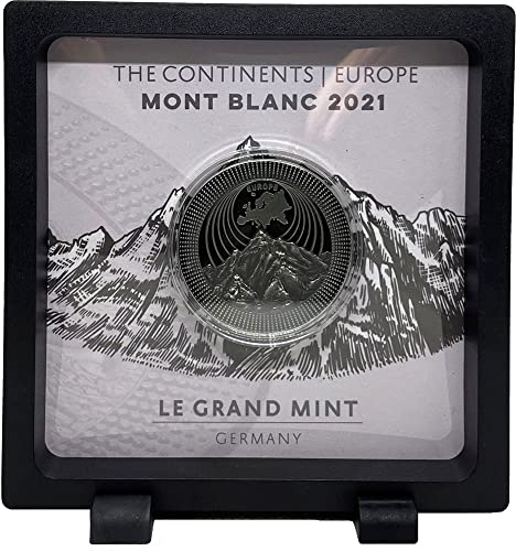 2021 de Continents Powercoin Mont Blanc Europa 1 oz srebra 25 Livre Njemačka 2021 dokaz