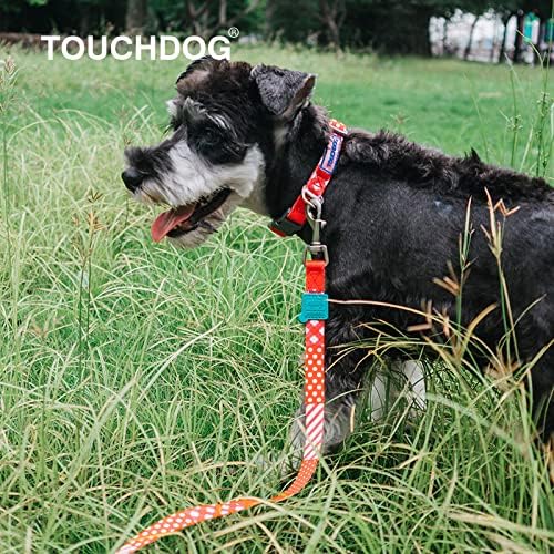 TouchDog ® 'Trendzy' 2-u-1 odgovarajući modni dizajner tiskani pse i ovratnik