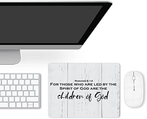 Gaming Mouse jastučić s ne -omotrom gumenom bazom za one koje vodi Božji duh su djeca Božja Mousepad računalna tipkovnica