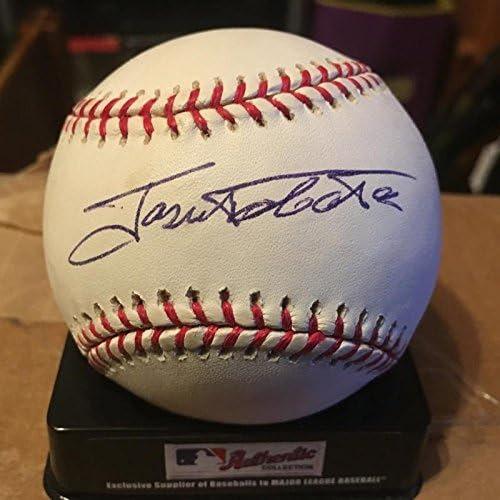 Jose Tabata Pirates/Yankees M.L. Potpisani bejzbol w/coA - autogramirani bejzbols