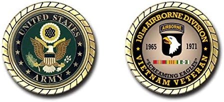 101. zrakoplovna divizija Vijetnamski veteran izazov Coin - Službeno licencirano