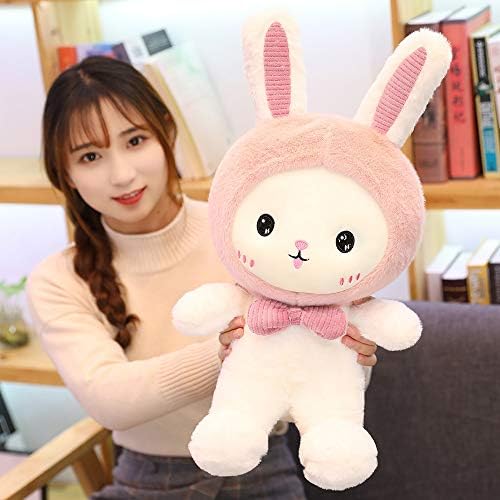Pink Bunny Plush punjeni jastuk za životinje, mekani zagrljaj jastuk plišane igračke, slatki jastuk za bacanje zečjeg lutka