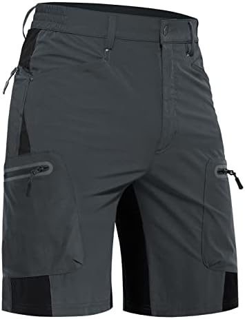 Eklentson muški planinarenje brzo suhim ripstop ljetnim laganim teretnim kratkim hlačama sa džepovima s zip