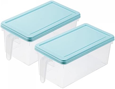 plastični spremnik za pohranu hrane 2pcs organizator za pohranu hrane kutije s poklopcima kutije za smočnice za kuhinjski