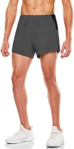 TSLA muške aktivne kratke hlače, treninge treninga kratkih hlača, brze suhe atletske kratke hlače s džepovima