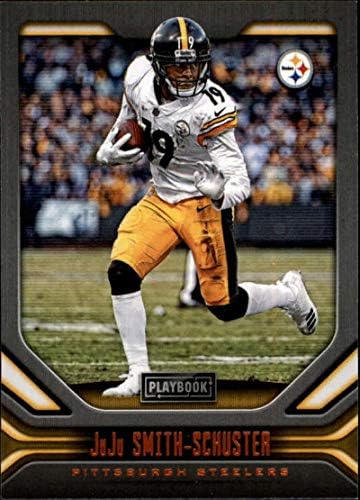 2019 Panini Playbook Orange 18 Juju Smith-Schuster Pittsburgh Steelers NFL nogometna trgovačka karta