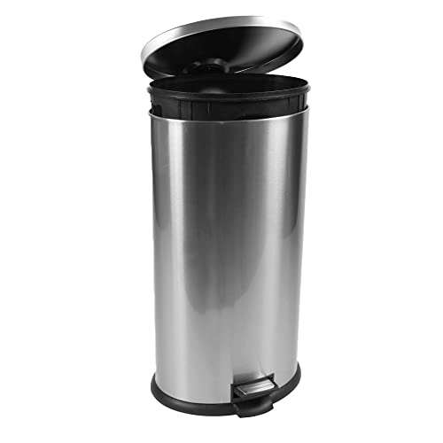 AOSL 7,9 galona kanta za smeće od nehrđajućeg čelika ovalna kuhinja kanta za smeće