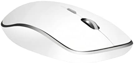 Bežični Optički Miš od 2,4 GHz od 2,4 GHz-prijemnik za prijenosna računala Crna S završnom obradom od bijele boje