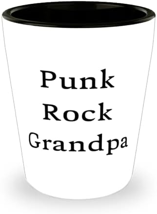 Čaša Volim Djeda, punk rock Djed, poklon djedu, poklon od unuka