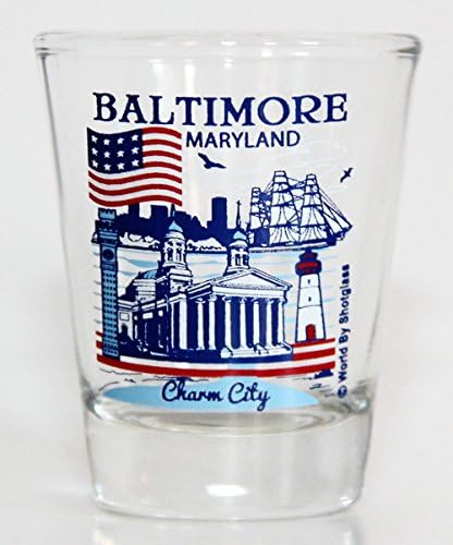 Baltimore MD kolekcija čaša za piće veliki američki gradovi