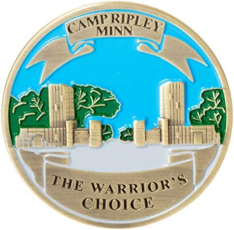 Vojni kamp Sjedinjenih Država u SAD -u Ripley Minnesota Coin Coin Warrior's Choice Challenge