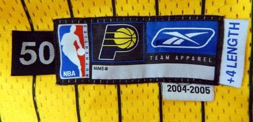 2004-05 Indiana Pacers prazna igra izdana zlatni dres 50+4 dp20115 - NBA igra korištena