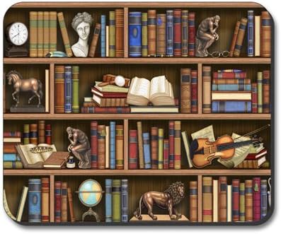Umjetničke ploče Knjige u knjižnici - Slika miša Dan Morris